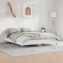 Estructura de cama madera de ingeniería blanca 140x200 cm de vidaXL, Camas y somieres - Ref: Foro24-832037, Precio: 117,58 €,...