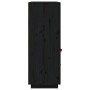 Aparador alto madera maciza de pino negro 100x40x108,5 cm de vidaXL, Aparadores - Ref: Foro24-820166, Precio: 188,14 €, Descu...