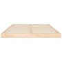 Estructura de cama madera maciza de pino 120x200 cm de vidaXL, Camas y somieres - Ref: Foro24-823449, Precio: 95,61 €, Descue...