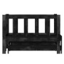 Removable sofa bed solid black pine wood 2x(90x200) cm by vidaXL, Beds and slatted bases - Ref: Foro24-806964, Price: 225,00 ...