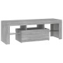 TV cabinet with LED lights Sonoma gray 120x35x40 cm by vidaXL, TV Furniture - Ref: Foro24-815667, Price: 80,79 €, Discount: %