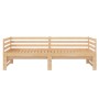 Removable sofa bed solid pine wood 2x(90x200) cm by vidaXL, Beds and slatted bases - Ref: Foro24-806965, Price: 138,85 €, Dis...