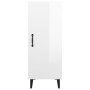 Glossy white plywood sideboard 34.5x34x90 cm by vidaXL, Sideboards - Ref: Foro24-812336, Price: 48,94 €, Discount: %