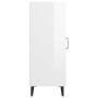 Glossy white plywood sideboard 34.5x34x90 cm by vidaXL, Sideboards - Ref: Foro24-812336, Price: 48,94 €, Discount: %