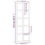 Puerta de granero madera maciza pino blanca 80x1,8x214 cm de vidaXL, Puertas - Ref: Foro24-824629, Precio: 87,00 €, Descuento: %