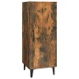 Aparador madera contrachapada roble ahumado 34,5x34x90 cm de vidaXL, Aparadores - Ref: Foro24-817405, Precio: 55,93 €, Descue...