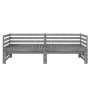 Removable sofa bed solid gray pine wood 2x(90x200) cm by vidaXL, Beds and slatted bases - Ref: Foro24-806967, Price: 205,37 €...