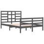 Estructura de cama de madera maciza blanca 140x200 cm de vidaXL, Camas y somieres - Ref: Foro24-3105862, Precio: 159,77 €, De...