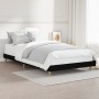 Estructura de cama madera de ingeniería negra 90x200 cm de vidaXL, Camas y somieres - Ref: Foro24-832062, Precio: 85,76 €, De...