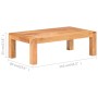 Solid acacia wood coffee table honey finish 110x60x35 cm by vidaXL, Coffee table - Ref: Foro24-289630, Price: 178,03 €, Disco...