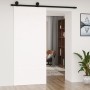 Puerta de granero madera maciza pino blanca 90x1,8x214 cm de vidaXL, Puertas - Ref: Foro24-824634, Precio: 125,25 €, Descuent...