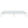 Estructura de cama de metal blanco 180x200 cm de vidaXL, Camas y somieres - Ref: Foro24-350917, Precio: 122,99 €, Descuento: %