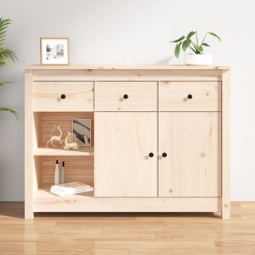 Solid pine wood sideboard 100x35x74 cm by vidaXL, Sideboards - Ref: Foro24-814554, Price: 123,99 €, Discount: %