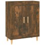 Smoked oak plywood sideboard 69.5x34x90 cm by vidaXL, Sideboards - Ref: Foro24-817339, Price: 67,12 €, Discount: %