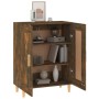 Smoked oak plywood sideboard 69.5x34x90 cm by vidaXL, Sideboards - Ref: Foro24-817339, Price: 67,12 €, Discount: %