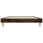 Smoked oak plywood bed frame 90x200 cm by vidaXL, Beds and slatted bases - Ref: Foro24-832066, Price: 85,01 €, Discount: %