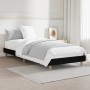 Estructura de cama madera de ingeniería negra 75x190 cm de vidaXL, Camas y somieres - Ref: Foro24-832102, Precio: 75,90 €, De...