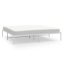 Estructura de cama de metal blanco 183x213 cm de vidaXL, Camas y somieres - Ref: Foro24-350918, Precio: 88,54 €, Descuento: %