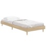 Estructura de cama madera de ingeniería roble Sonoma 75x190 cm de vidaXL, Camas y somieres - Ref: Foro24-832104, Precio: 79,8...