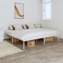 Estructura de cama de metal blanco 193x203 cm de vidaXL, Camas y somieres - Ref: Foro24-350919, Precio: 89,99 €, Descuento: %