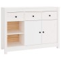 Solid white pine wood sideboard 100x35x74 cm by vidaXL, Sideboards - Ref: Foro24-814555, Price: 164,57 €, Discount: %