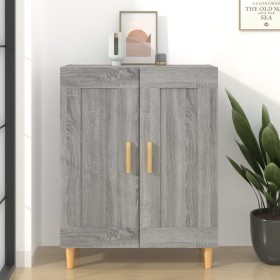 Aparador de madera contrachapada gris Sonoma 69,5x34x90 cm de vidaXL, Aparadores - Ref: Foro24-817340, Precio: 69,10 €, Descu...