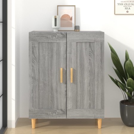 Sonoma gray plywood sideboard 69.5x34x90 cm by vidaXL, Sideboards - Ref: Foro24-817340, Price: 69,24 €, Discount: %