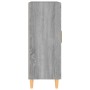 Sonoma gray plywood sideboard 69.5x34x90 cm by vidaXL, Sideboards - Ref: Foro24-817340, Price: 69,24 €, Discount: %