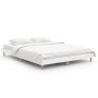 Estructura de cama madera de ingeniería blanca 140x190 cm de vidaXL, Camas y somieres - Ref: Foro24-832069, Precio: 126,49 €,...