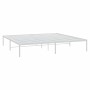 Bettgestell aus weißem Metall, 200 x 200 cm von vidaXL, Betten und Lattenroste - Ref: Foro24-350920, Preis: 91,99 €, Rabatt: %