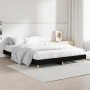 Estructura de cama madera de ingeniería negra 140x190 cm de vidaXL, Camas y somieres - Ref: Foro24-832070, Precio: 115,16 €, ...