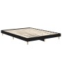 Estructura de cama madera de ingeniería negra 140x190 cm de vidaXL, Camas y somieres - Ref: Foro24-832070, Precio: 115,16 €, ...