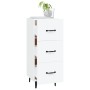 White engineered wood sideboard 34.5x34x90 cm by vidaXL, Sideboards - Ref: Foro24-812348, Price: 65,99 €, Discount: %