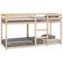 Solid pine wood bunk bed 80x200 cm by vidaXL, Beds and slatted bases - Ref: Foro24-821649, Price: 154,72 €, Discount: %