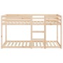 Solid pine wood bunk bed 80x200 cm by vidaXL, Beds and slatted bases - Ref: Foro24-821649, Price: 154,72 €, Discount: %