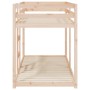 Solid pine wood bunk bed 80x200 cm by vidaXL, Beds and slatted bases - Ref: Foro24-821649, Price: 154,72 €, Discount: %