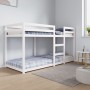 Solid pine wood bunk bed 80x200 cm by vidaXL, Beds and slatted bases - Ref: Foro24-821650, Price: 159,37 €, Discount: %