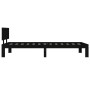 Estructura de cama madera maciza de pino negro 90x200 cm de vidaXL, Camas y somieres - Ref: Foro24-810484, Precio: 130,99 €, ...