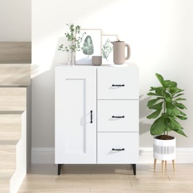 White plywood sideboard 69.5x34x90 cm by vidaXL, Sideboards - Ref: Foro24-812231, Price: 89,67 €, Discount: %