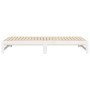 Removable sofa bed solid white pine wood 2x(100x200) cm by vidaXL, Beds and slatted bases - Ref: Foro24-823400, Price: 135,77...