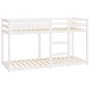 Solid white pine wood bunk bed 75x190 cm by vidaXL, Beds and slatted bases - Ref: Foro24-821660, Price: 159,57 €, Discount: %