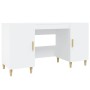 White plywood desk 140x50x75 cm by vidaXL, Desks - Ref: Foro24-812762, Price: 119,92 €, Discount: %