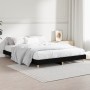 Estructura de cama madera de ingeniería negra 135x190 cm de vidaXL, Camas y somieres - Ref: Foro24-832078, Precio: 101,17 €, ...