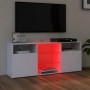 TV cabinet with white LED lights 120x30x50 cm by vidaXL, TV Furniture - Ref: Foro24-804301, Price: 94,63 €, Discount: %