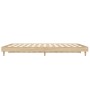 Estructura de cama madera de ingeniería roble Sonoma 135x190 cm de vidaXL, Camas y somieres - Ref: Foro24-832080, Precio: 143...