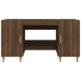 Brown oak plywood desk 140x50x75 cm by vidaXL, Desks - Ref: Foro24-817551, Price: 92,30 €, Discount: %