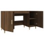 Brown oak plywood desk 140x50x75 cm by vidaXL, Desks - Ref: Foro24-817551, Price: 92,30 €, Discount: %