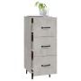 Aparador de madera contrachapada gris hormigón 34,5x34x90 cm de vidaXL, Aparadores - Ref: Foro24-812352, Precio: 63,07 €, Des...