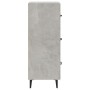 Aparador de madera contrachapada gris hormigón 34,5x34x90 cm de vidaXL, Aparadores - Ref: Foro24-812352, Precio: 63,07 €, Des...