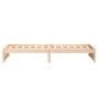 Solid wood bed frame 100x200 cm by vidaXL, Beds and slatted bases - Ref: Foro24-814939, Price: 104,96 €, Discount: %